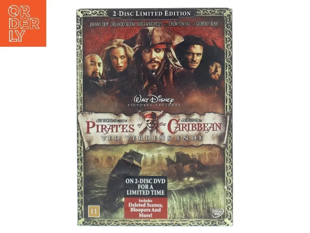 Billede 1 - Pirates of the Caribbean: at World&#39;s End (Pirates of the Caribbean 3: ved Verdens Ende) med Johnny Depp (DVD)