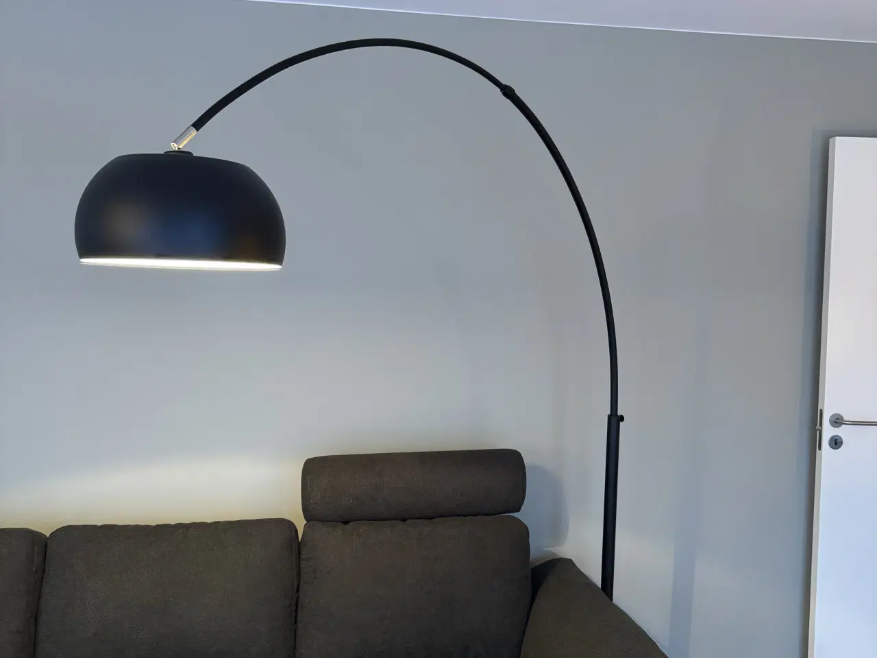 Billede 1 - Sort standerlampe 