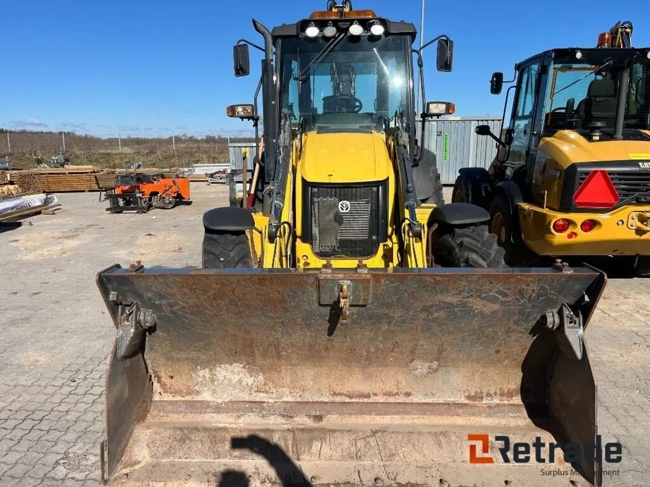 Billede 2 - New Holland B 110 C Engcon