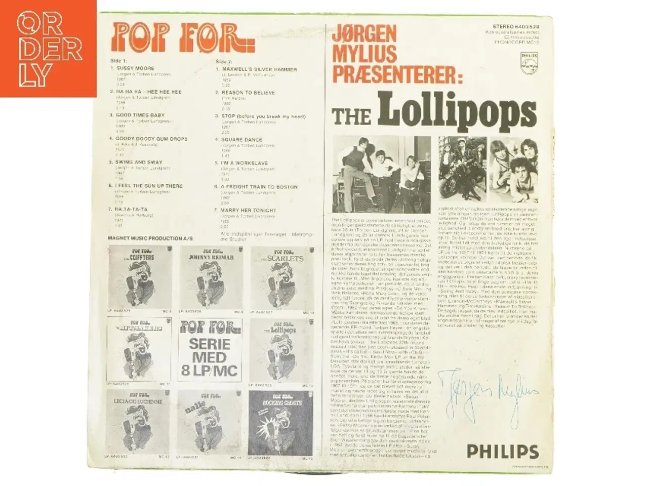 Billede 2 - Pop For The Lollipops LP