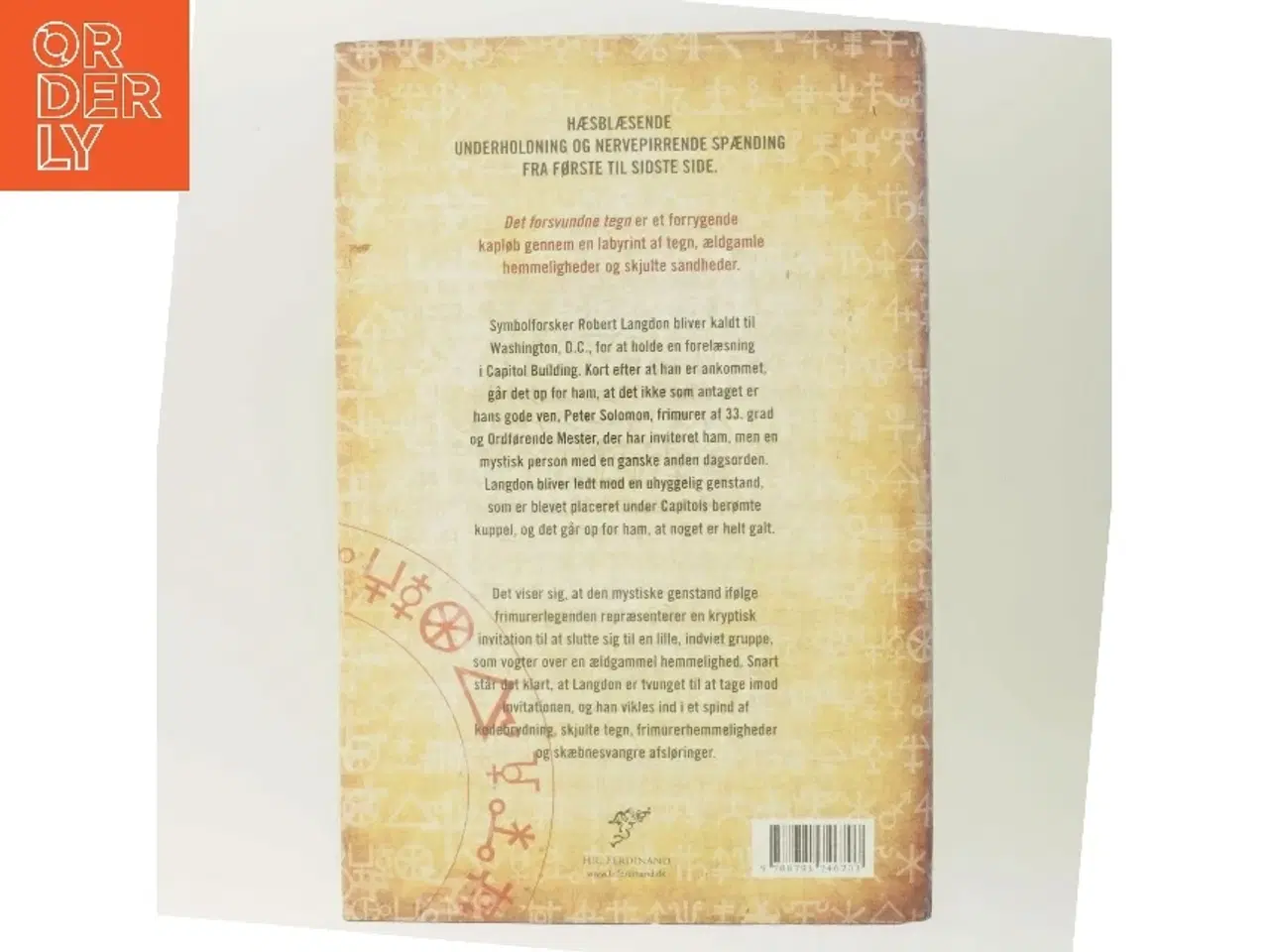 Billede 3 - Det forsvundne tegn af Dan Brown (Bog)