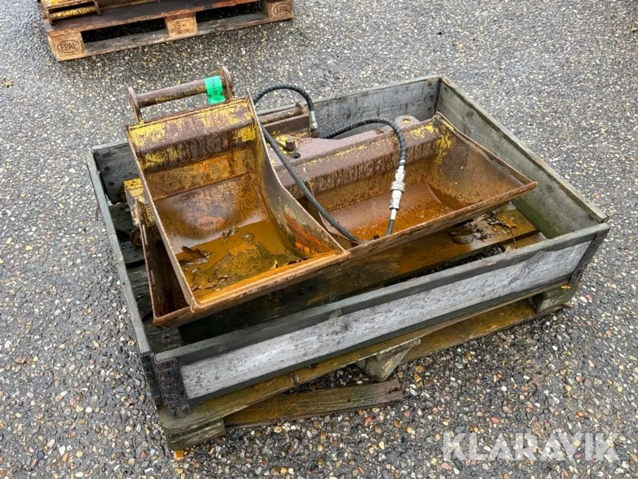 Billede 1 - Planerskovl, Graveskovl og adapter til lynskifte