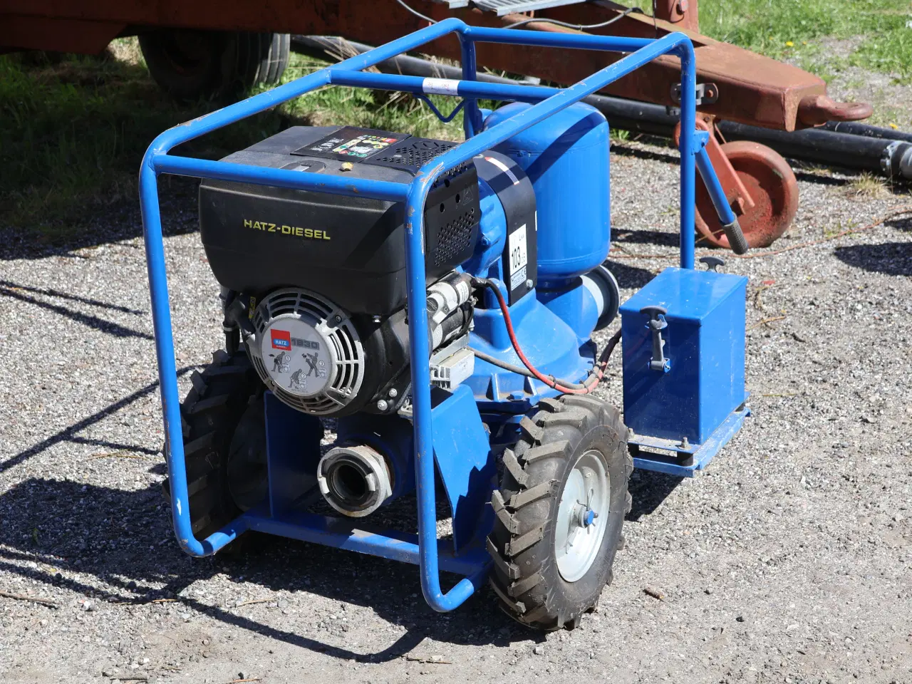 Billede 3 - Caffine Libellula membranpumpe m/Hatz diesel motor