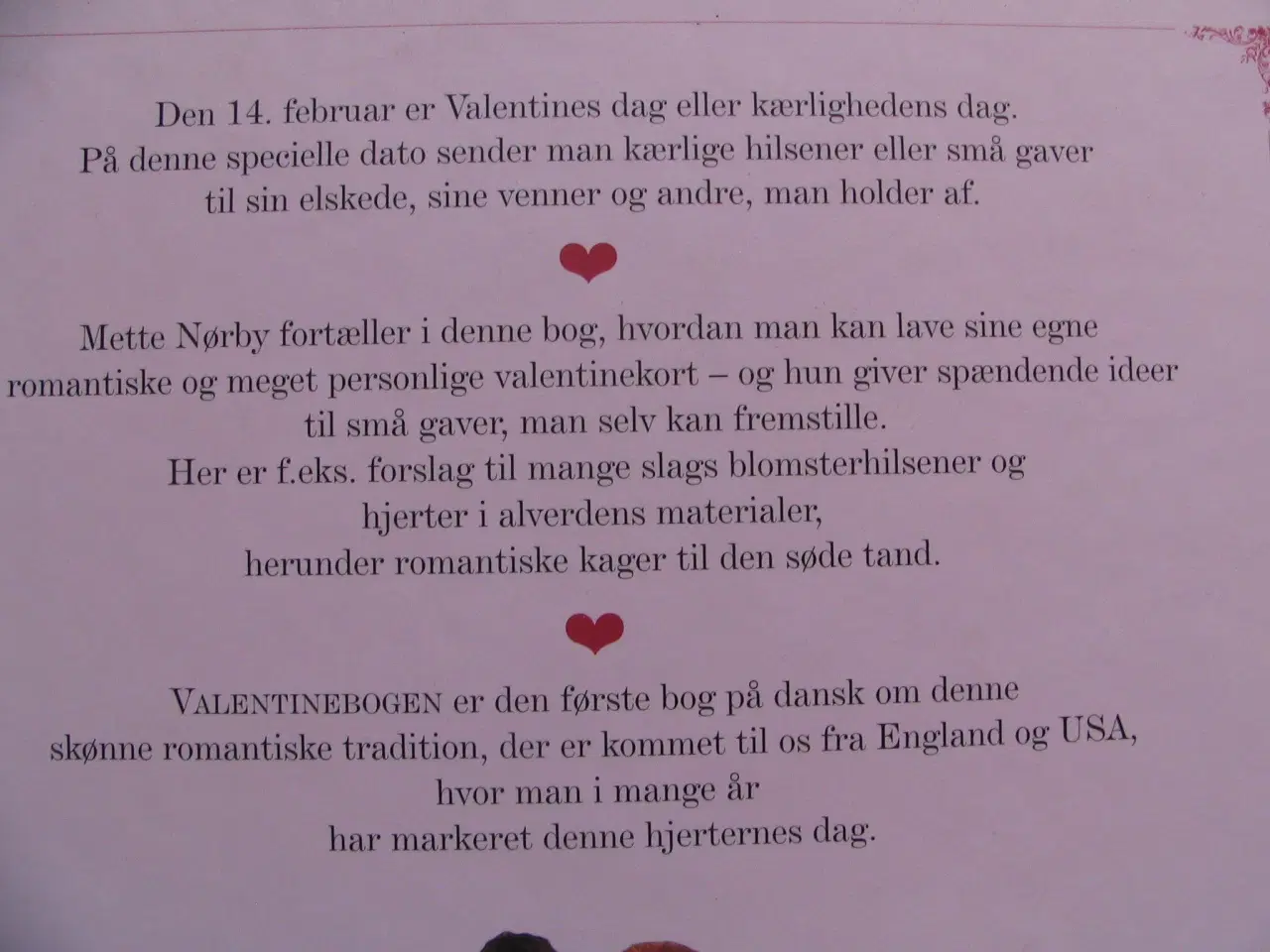 Billede 5 - Mette Nørby. Valentinebogen