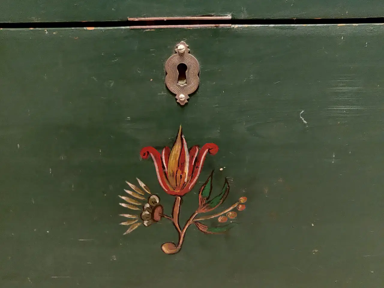 Billede 3 - Rejsekiste almuefarvet