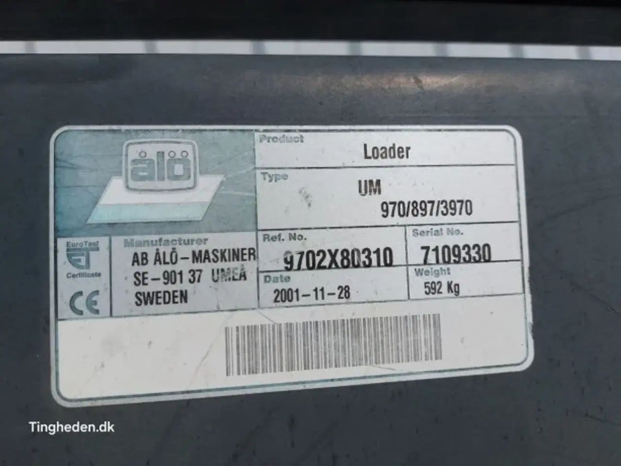 Billede 21 - Veto FX3970 Frontlæsser UM 970/897/3970