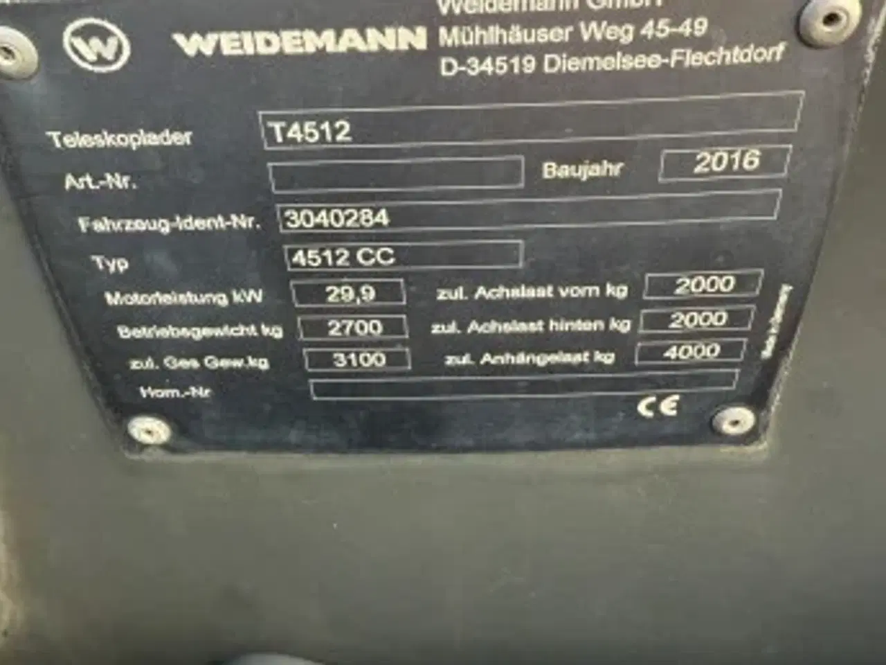 Billede 5 - Teleskoplæsser på 2700kg