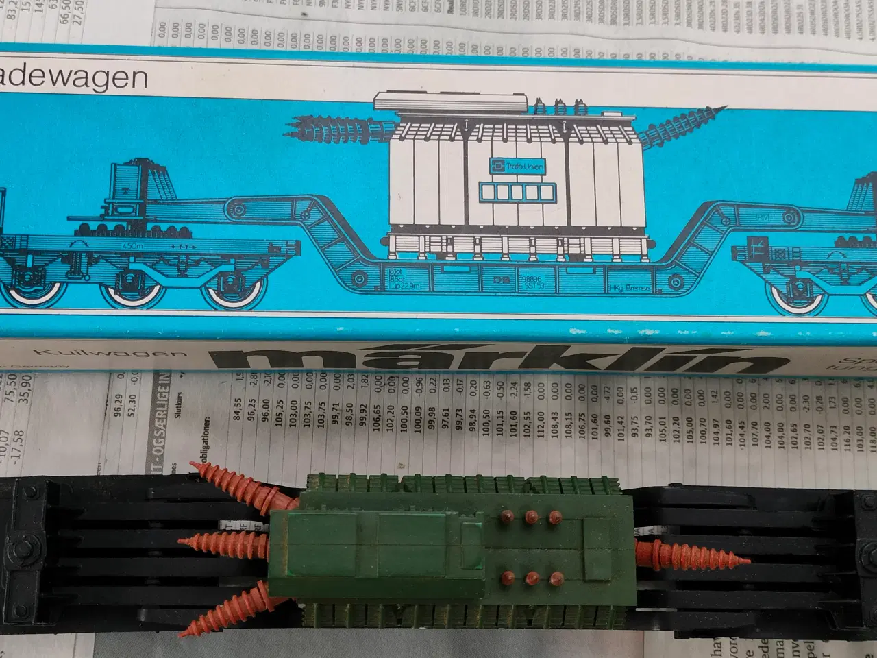 Billede 3 - Märklin 4617 Ladvogn med Transformator i orginal k