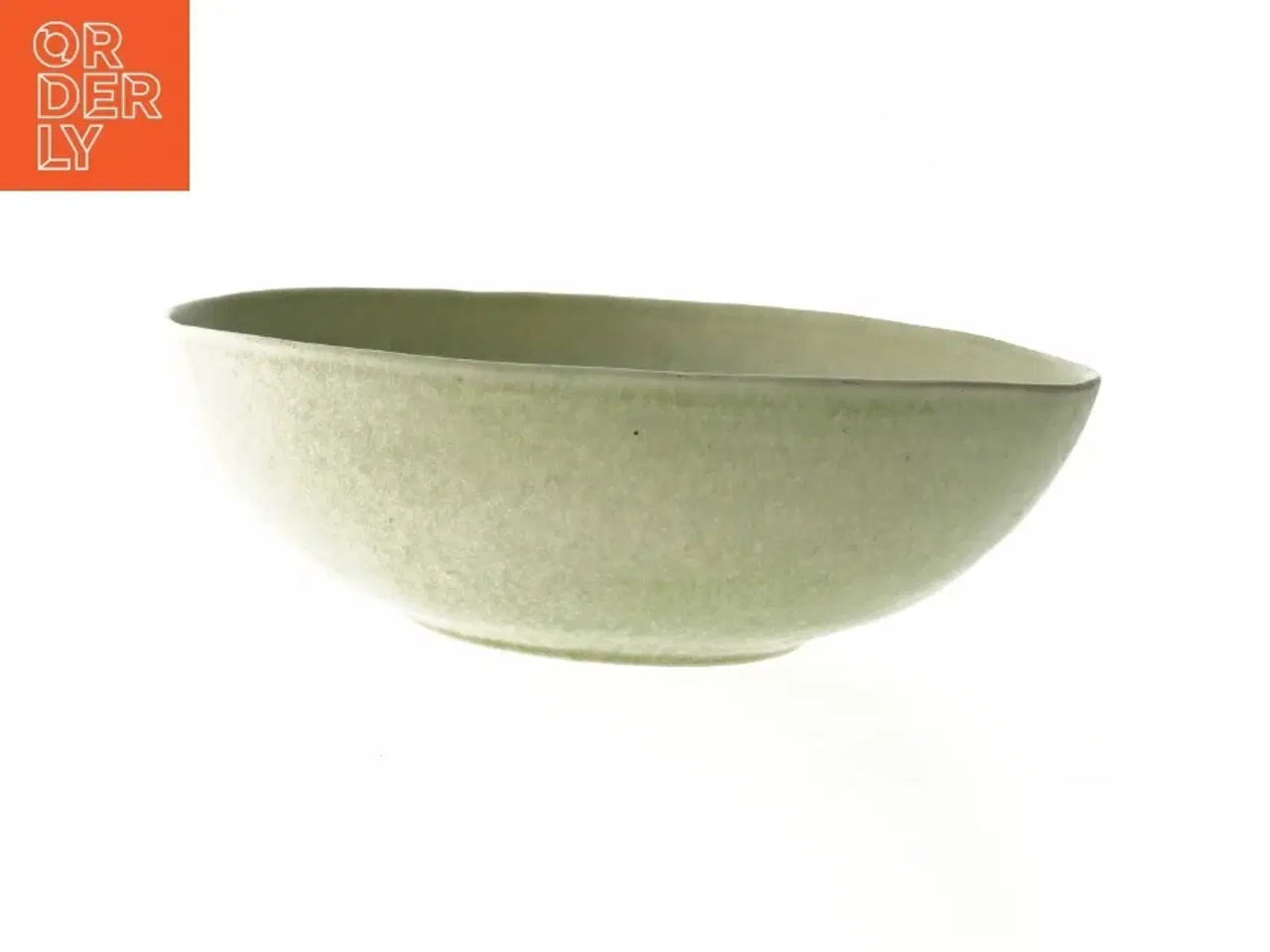 Billede 1 - Grøn keramisk skål fra H&M (str. 27,5x21 cm)