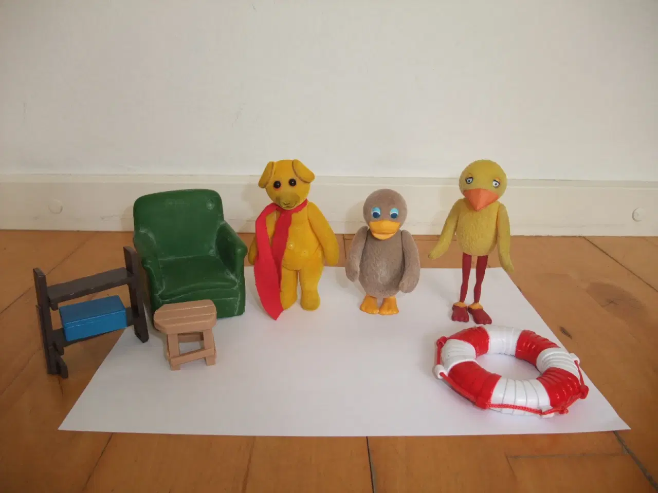 Billede 1 - Bamse og Kylling Figurer 