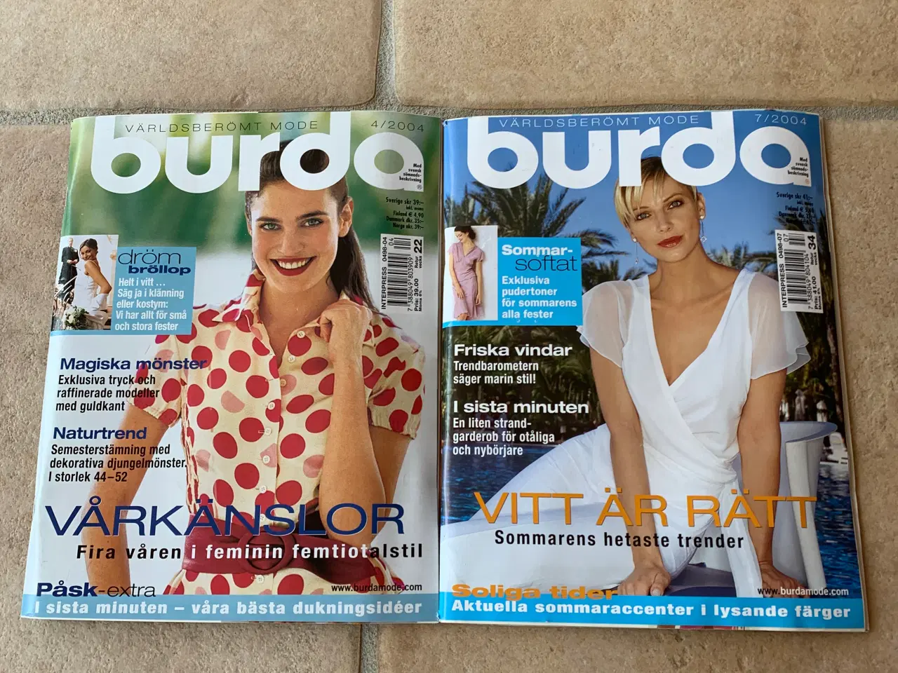 Billede 1 - Burda mode og sy blade 2004