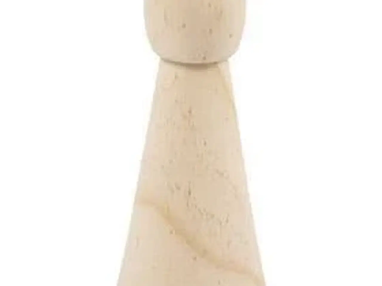 Billede 1 - Stilfuld Trælysestage til Kronelys - 14,5 cm Høj