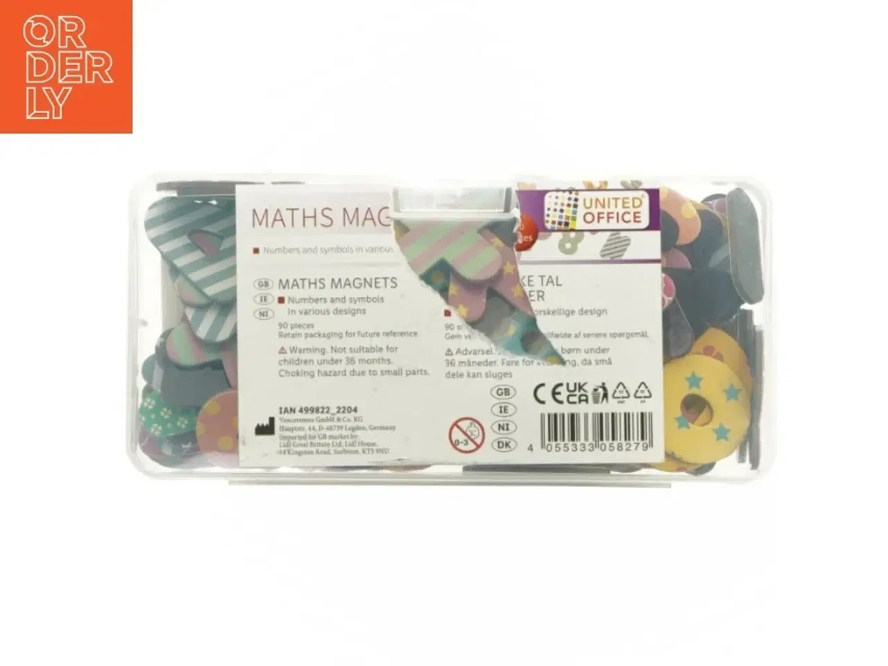 Billede 2 - Matematikmagneter, nummer og symboler