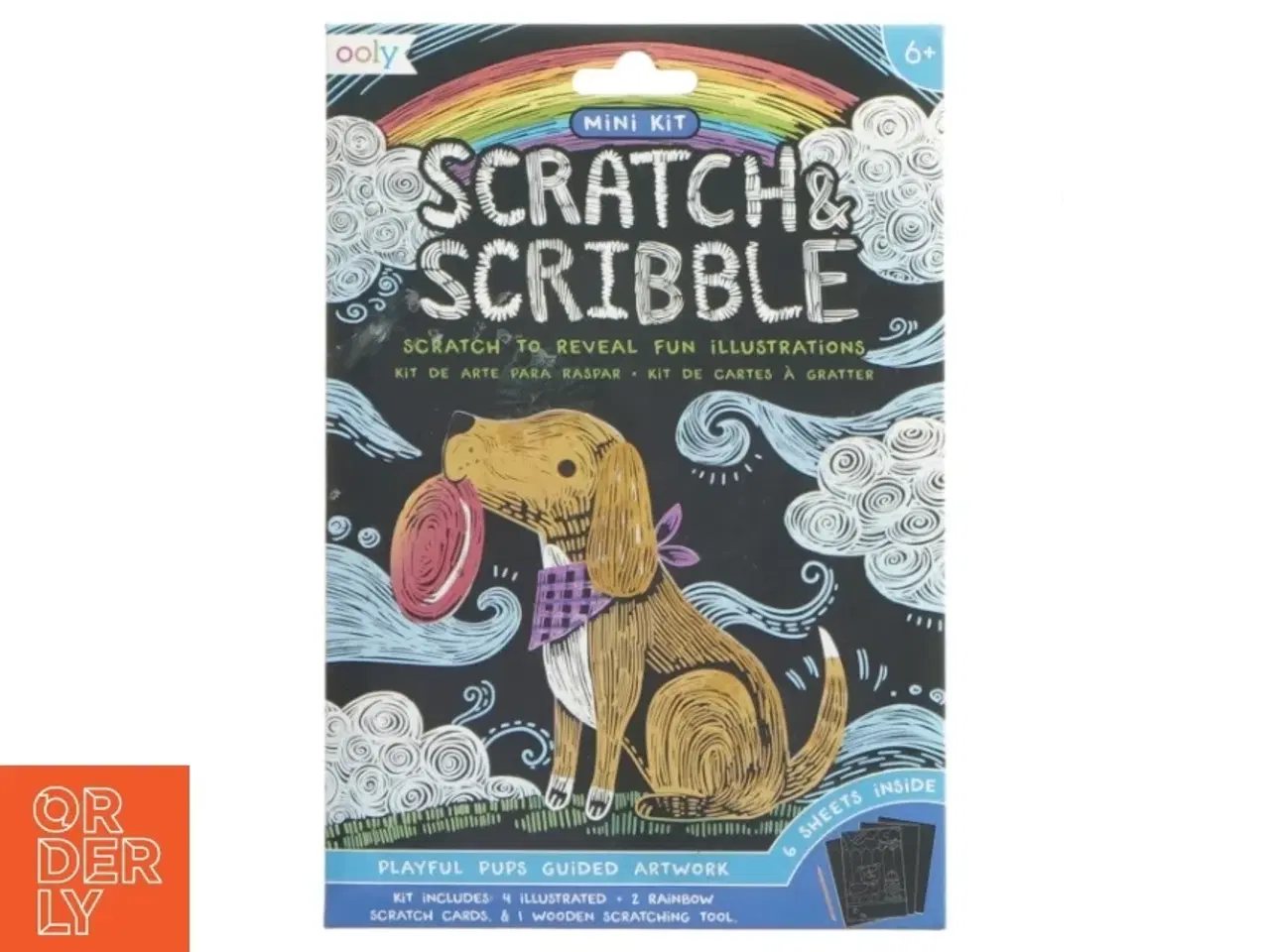 Billede 1 - Scratch & Scribble Mini Kit fra Ooly (str. 18x12,5 cm)