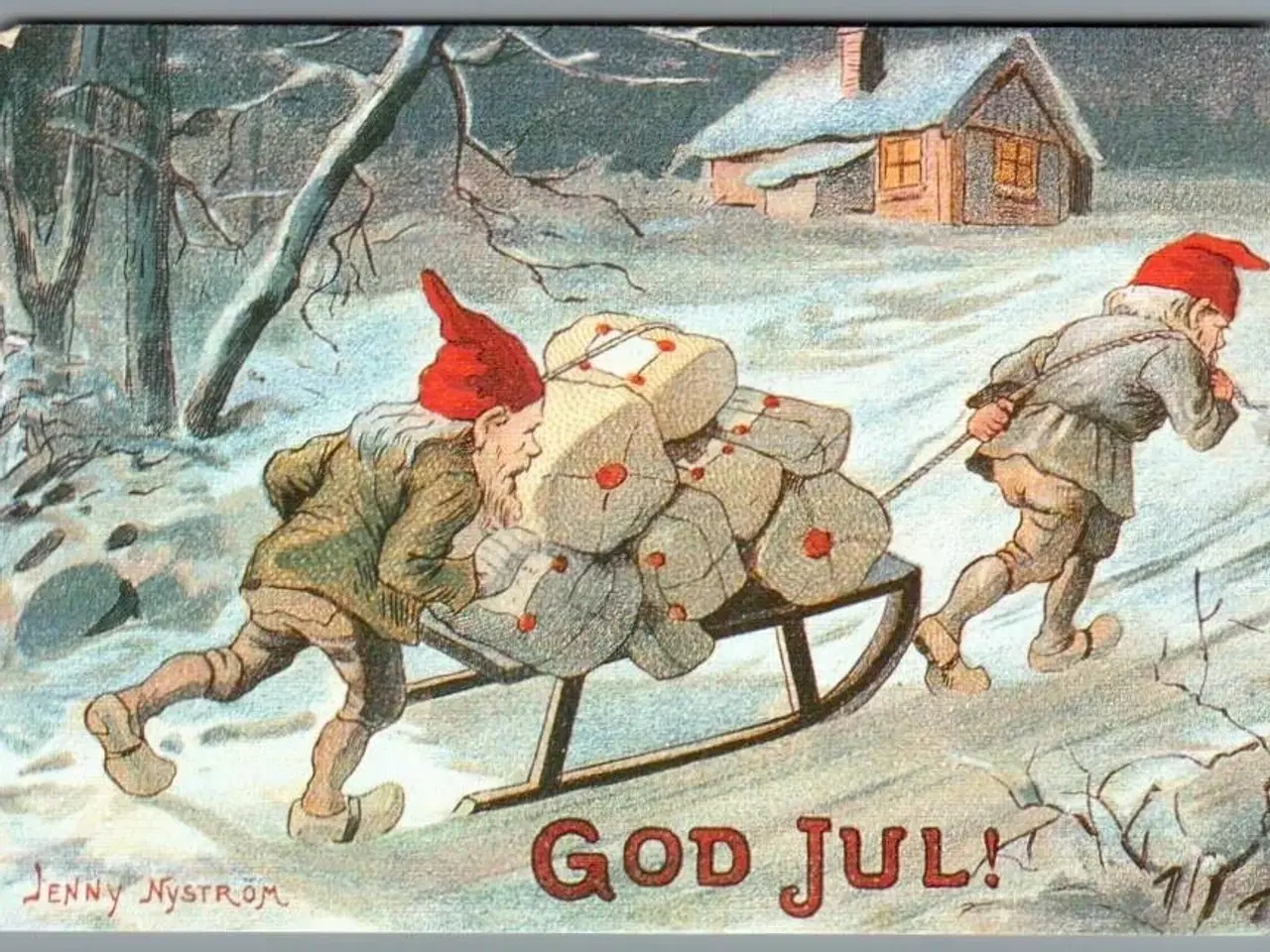 Billede 1 - Jenny Nystrøm - God Jul - Godtt Nytt År - Ulf Anderson u/n - Ubrugt