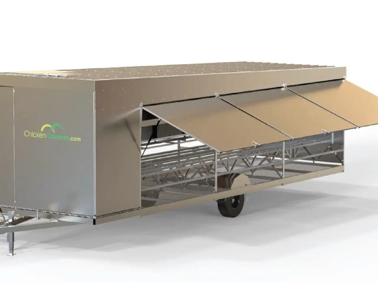Billede 1 - Hønsehus mobilt Chicken Caravan 450