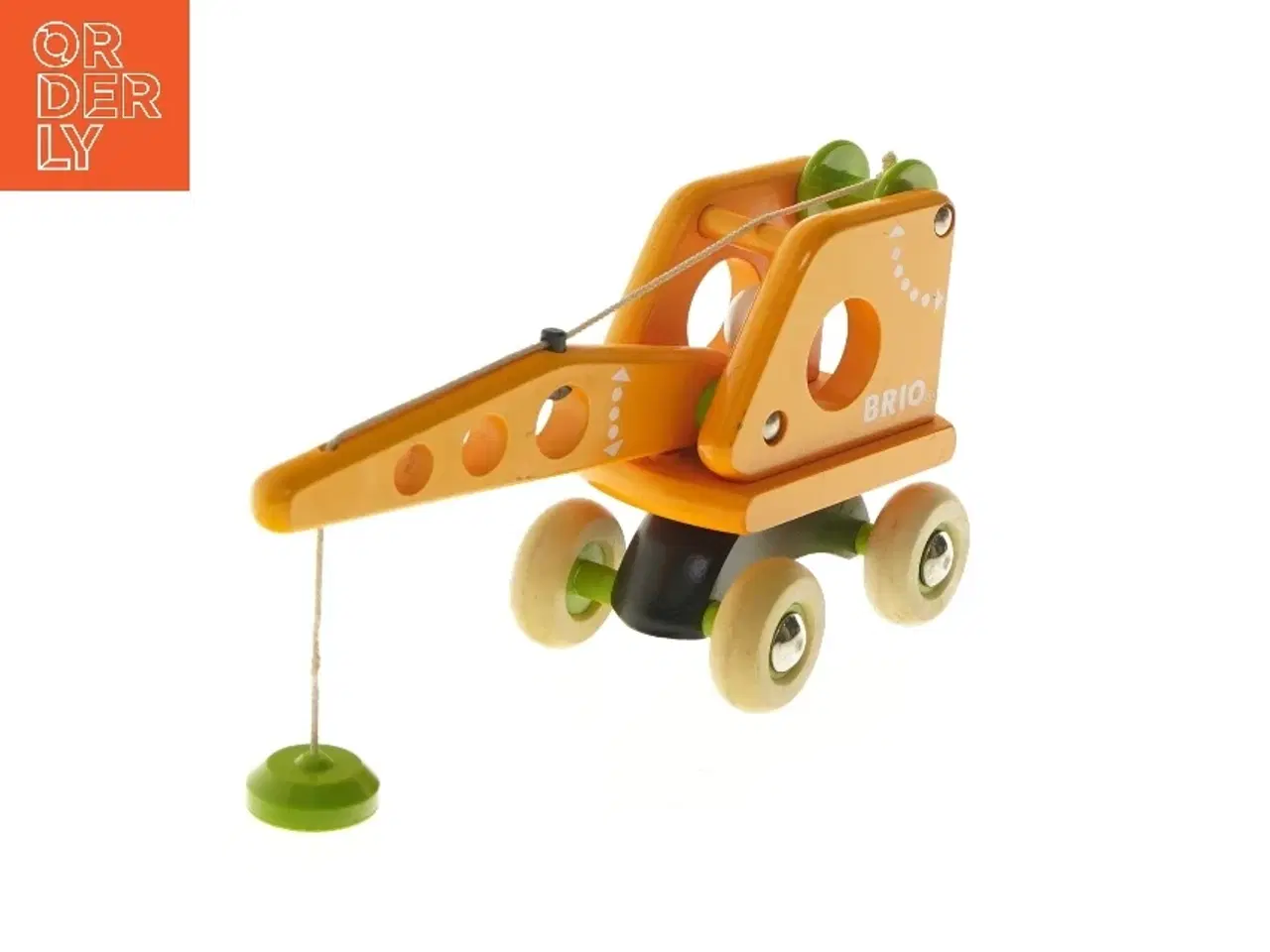 Billede 1 - Byggesæt kranvogn fra Brio (str. 13x8,5x25 cm)
