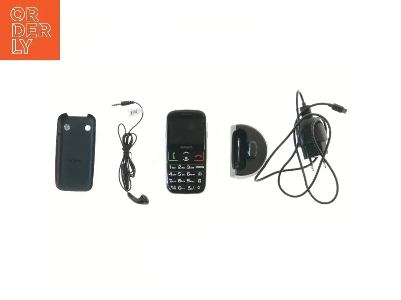 Billede 1 - Emporia mobiltelefon med tilbehør fra Emporia (str. 12x6 cm)
