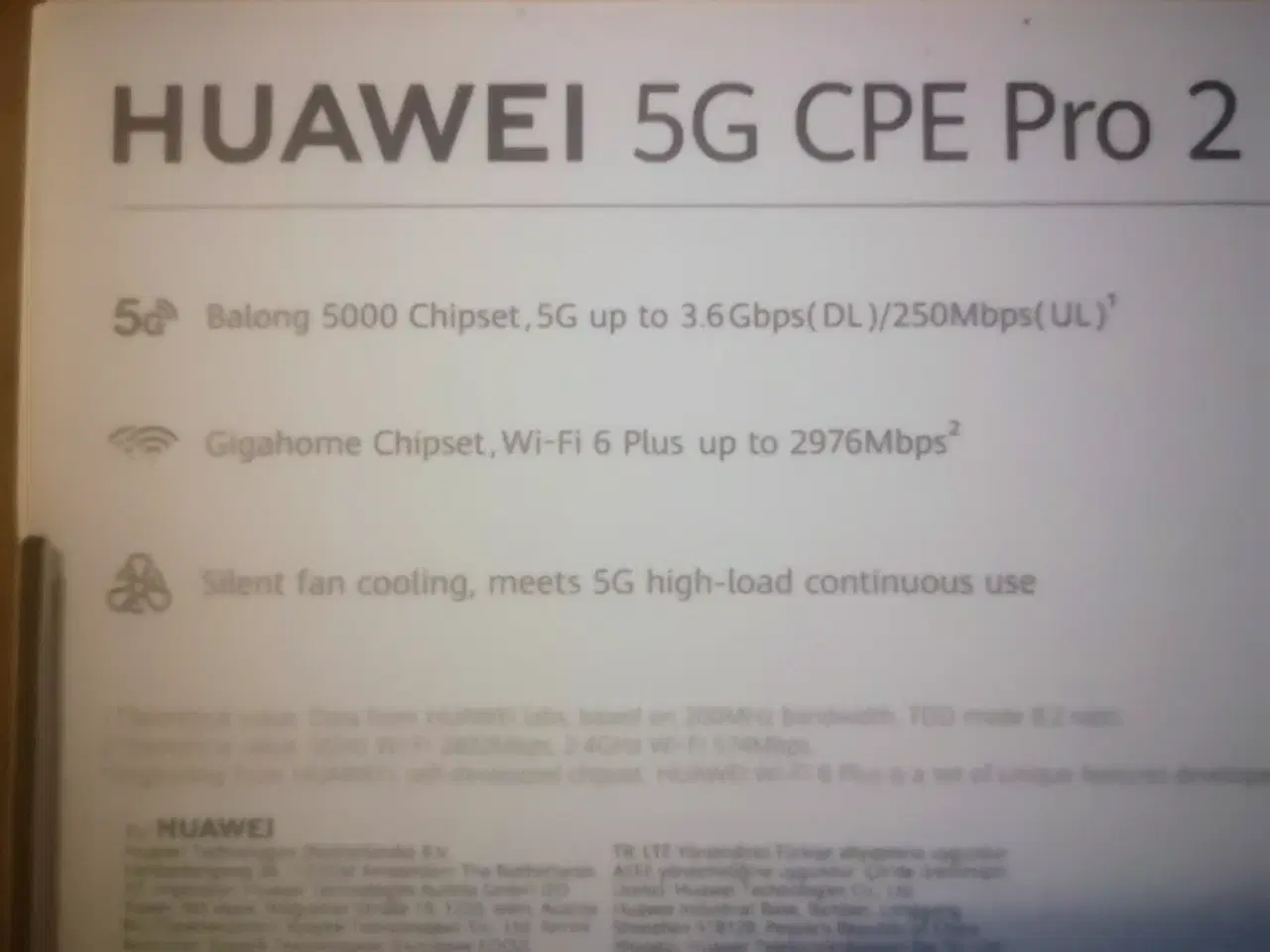 Billede 2 - huawei 5g cpe pro 2