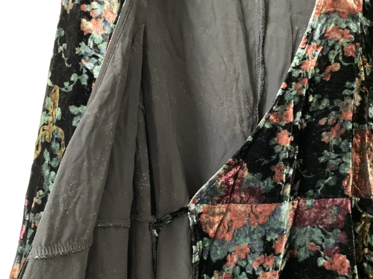 Billede 3 - Zara slå om kjole velour