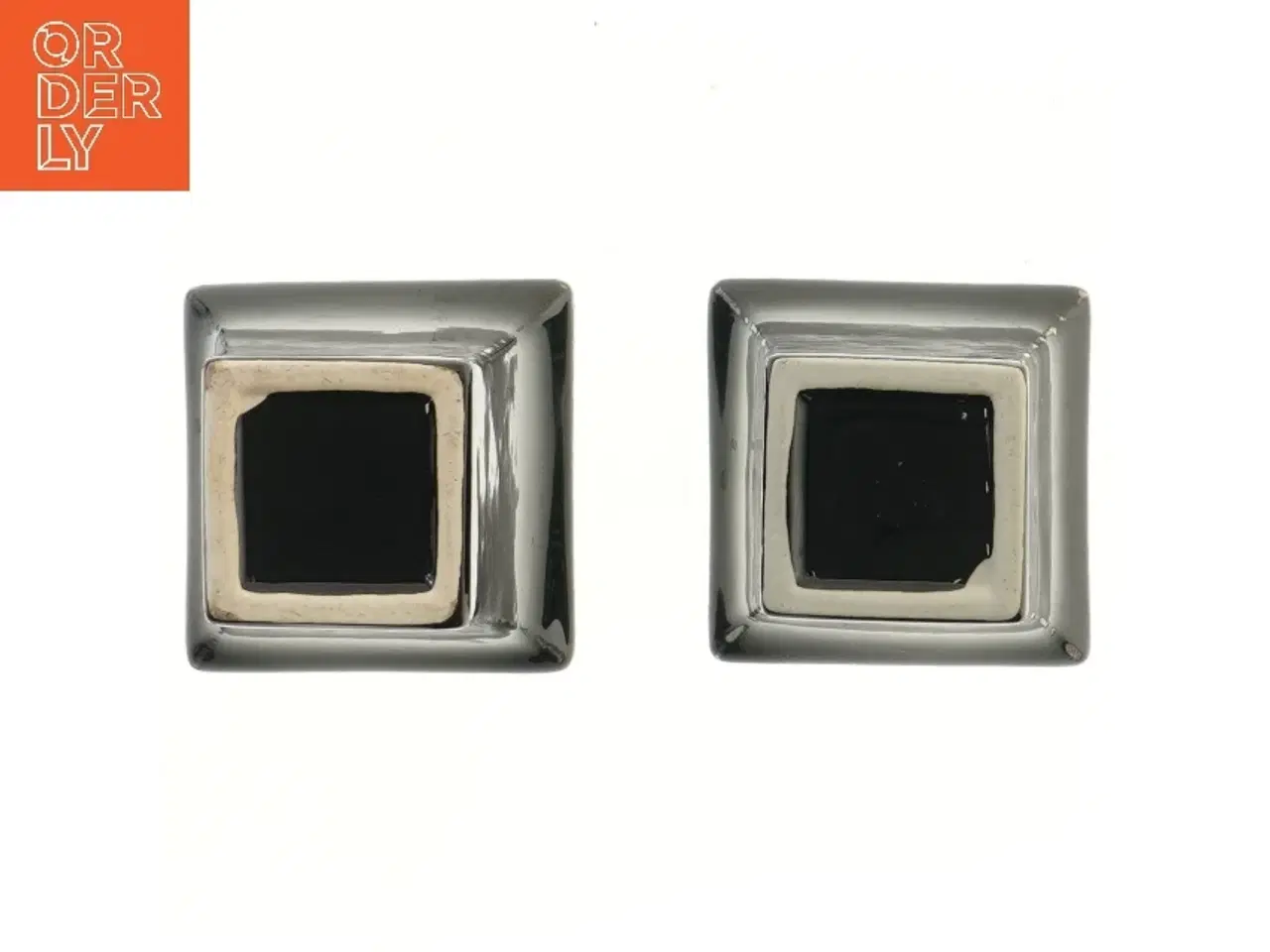 Billede 3 - Kvadratiske vasepotter, sort (str. 2 stk 11,5x10,5 cm)