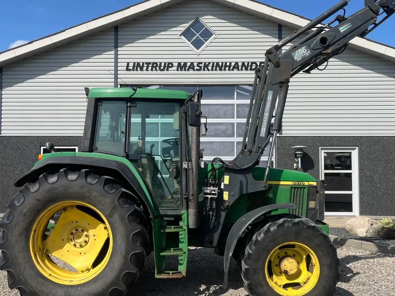 Billede 7 - John Deere 6510 Med frontlæsser