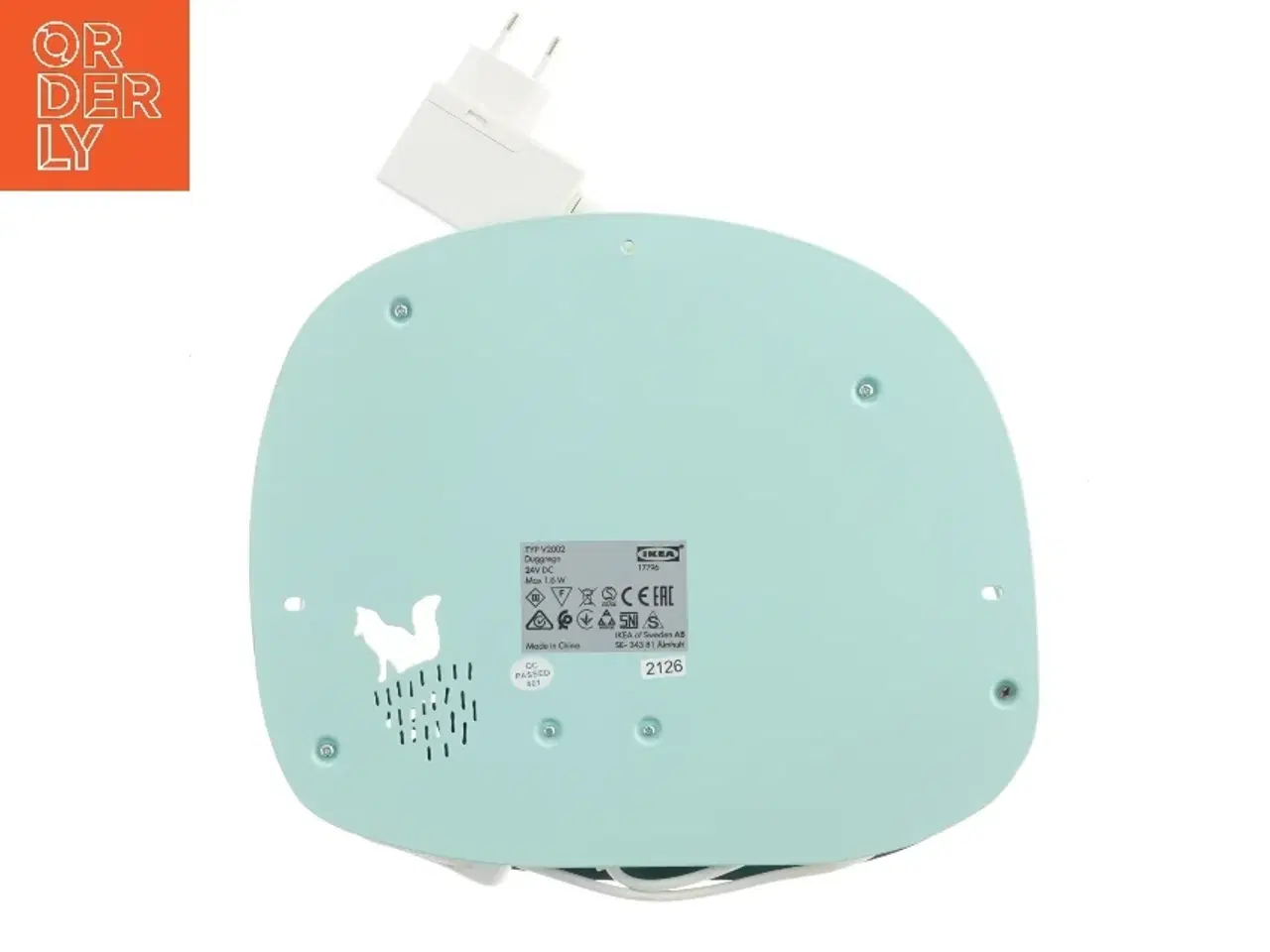 Billede 2 - Væglampe med skovtema fra IKEA (str. 28,5x24,5 cm)