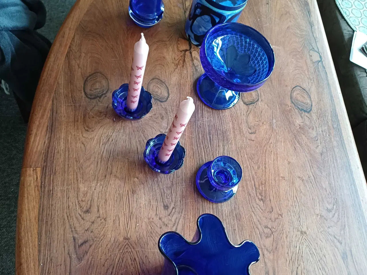Billede 1 - Forskellige blåt glas