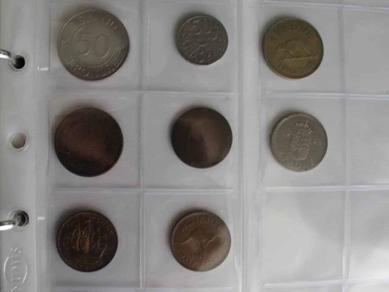 Billede 5 - Møntsamling sælges hovedsageligt danske mønter