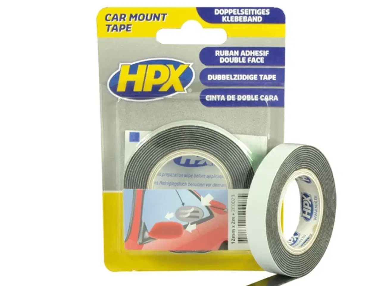 Billede 1 - HPX dobbeltklæbende tape 12mmx2m