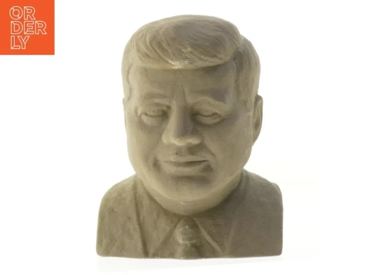 Billede 1 - Buste af John F. Kennedy sparebøsse (str. 17x13 cm)
