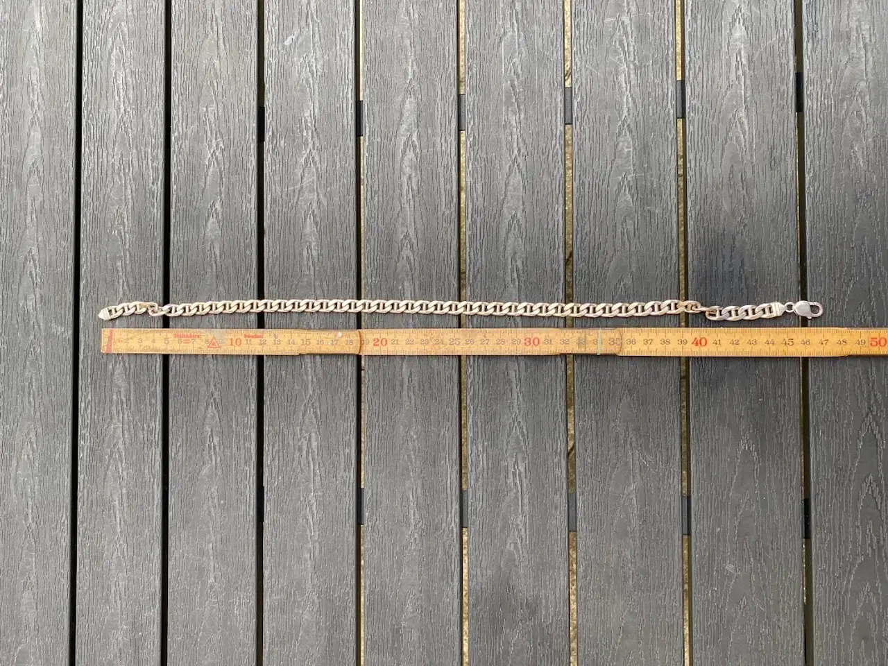 Billede 3 - ⭐️ Ankerkæde i Sterlingsølv (925) - 47 cm