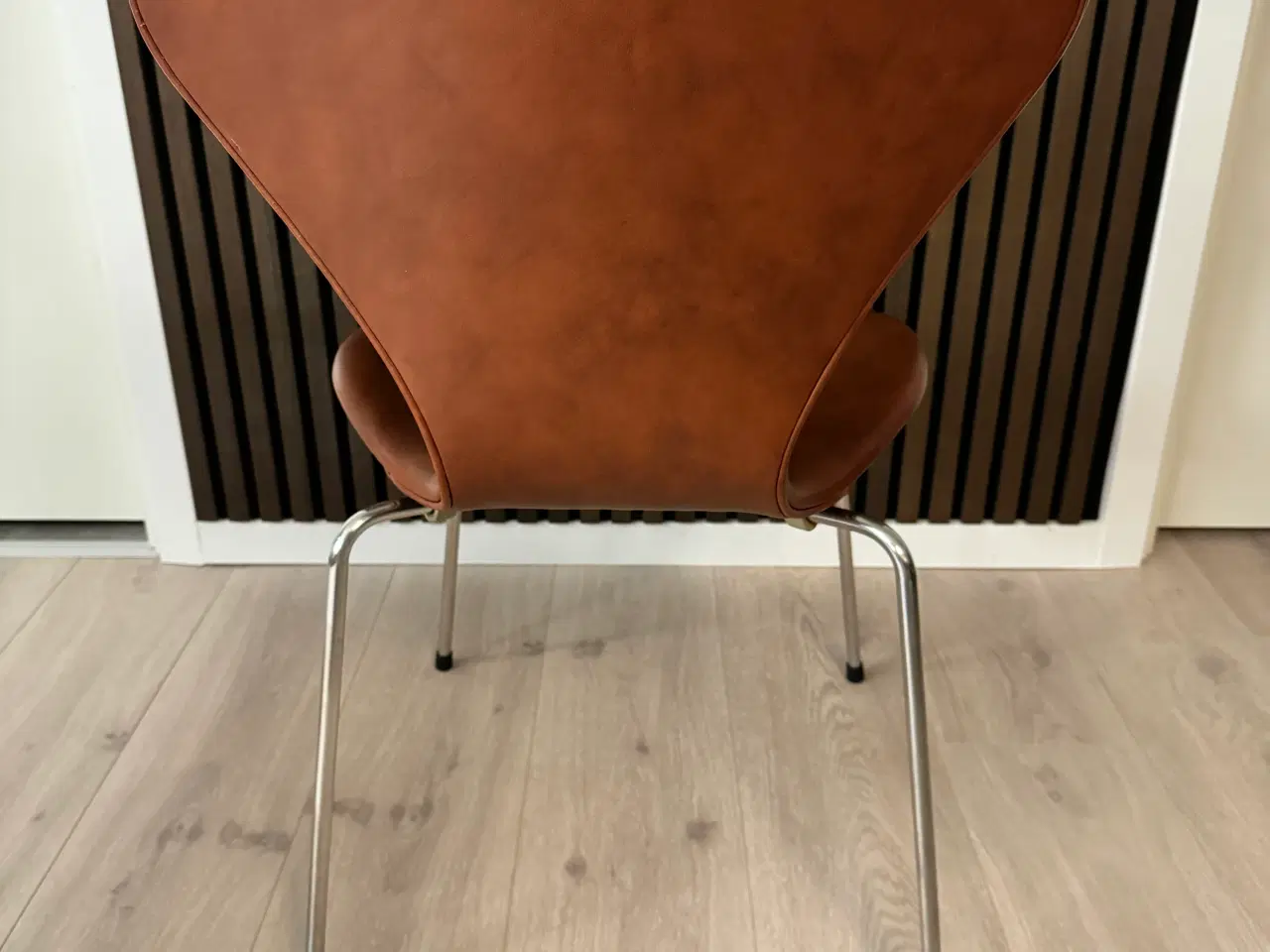 Billede 4 - AJ Syver Stole 6 stk. Brandy farvet læder