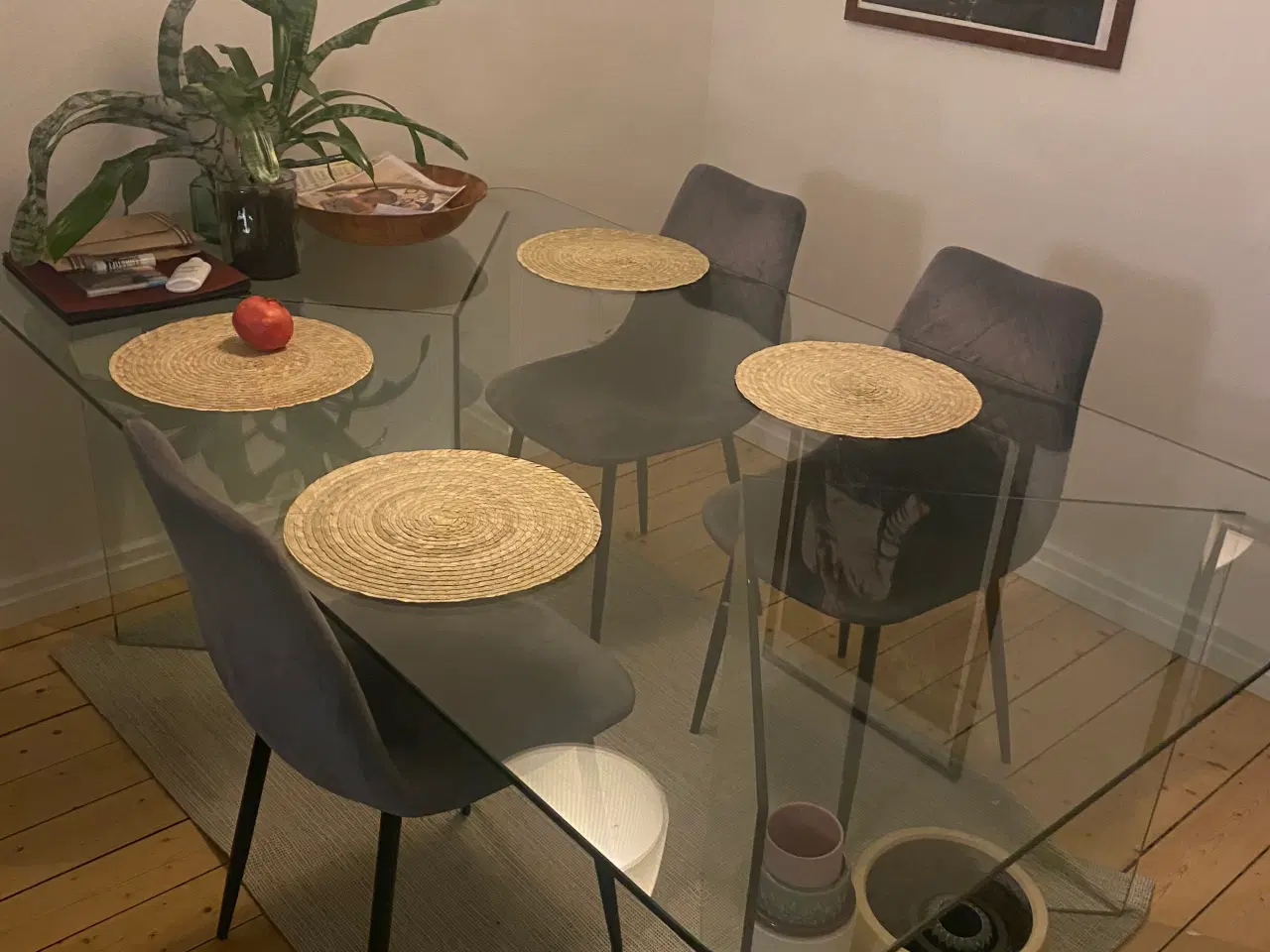 Billede 4 - Spisebord glas 