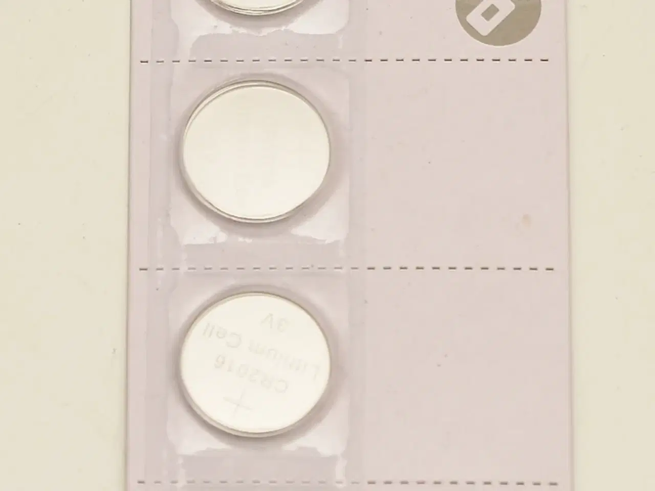 Billede 1 - Knapcellebatterier 5 stk CR 2016