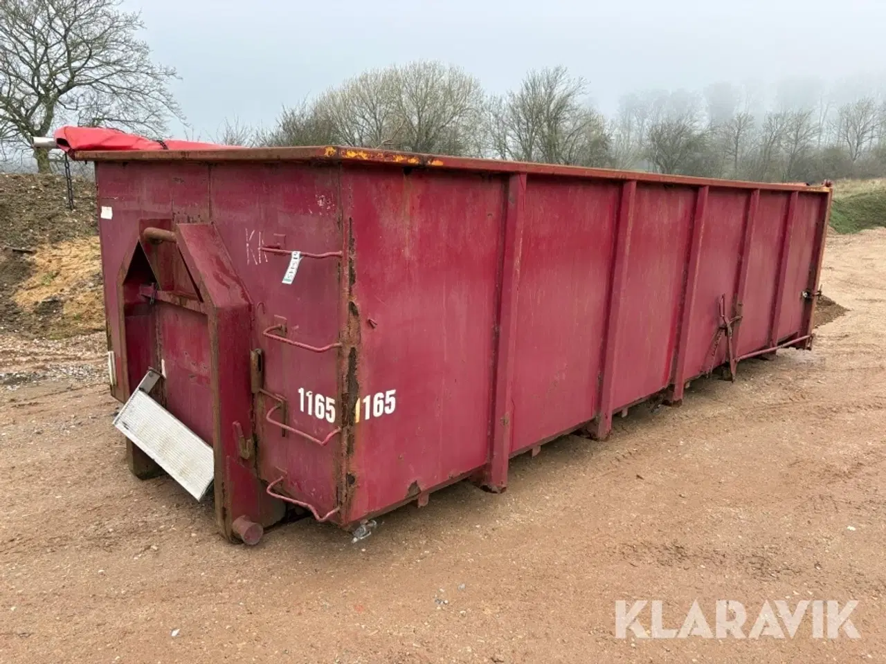 Billede 1 - Kroghejscontainer med rullepresenning