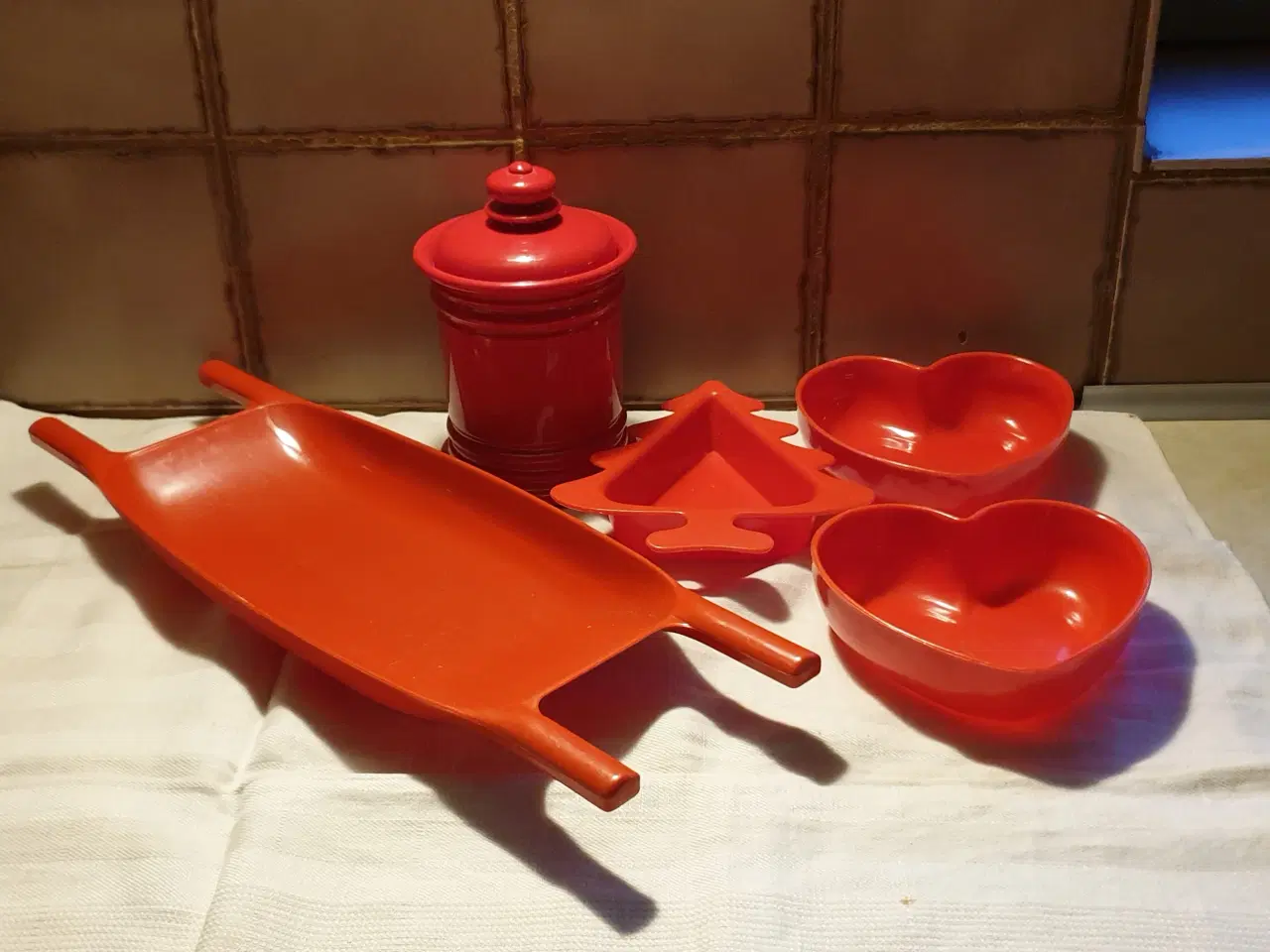 Billede 1 - Juleplast ting retro ialt75kr