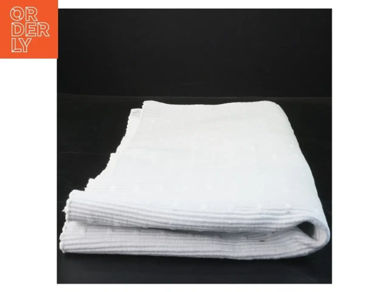 Billede 2 - Hvid bordløber  (str. 140x40 cm)