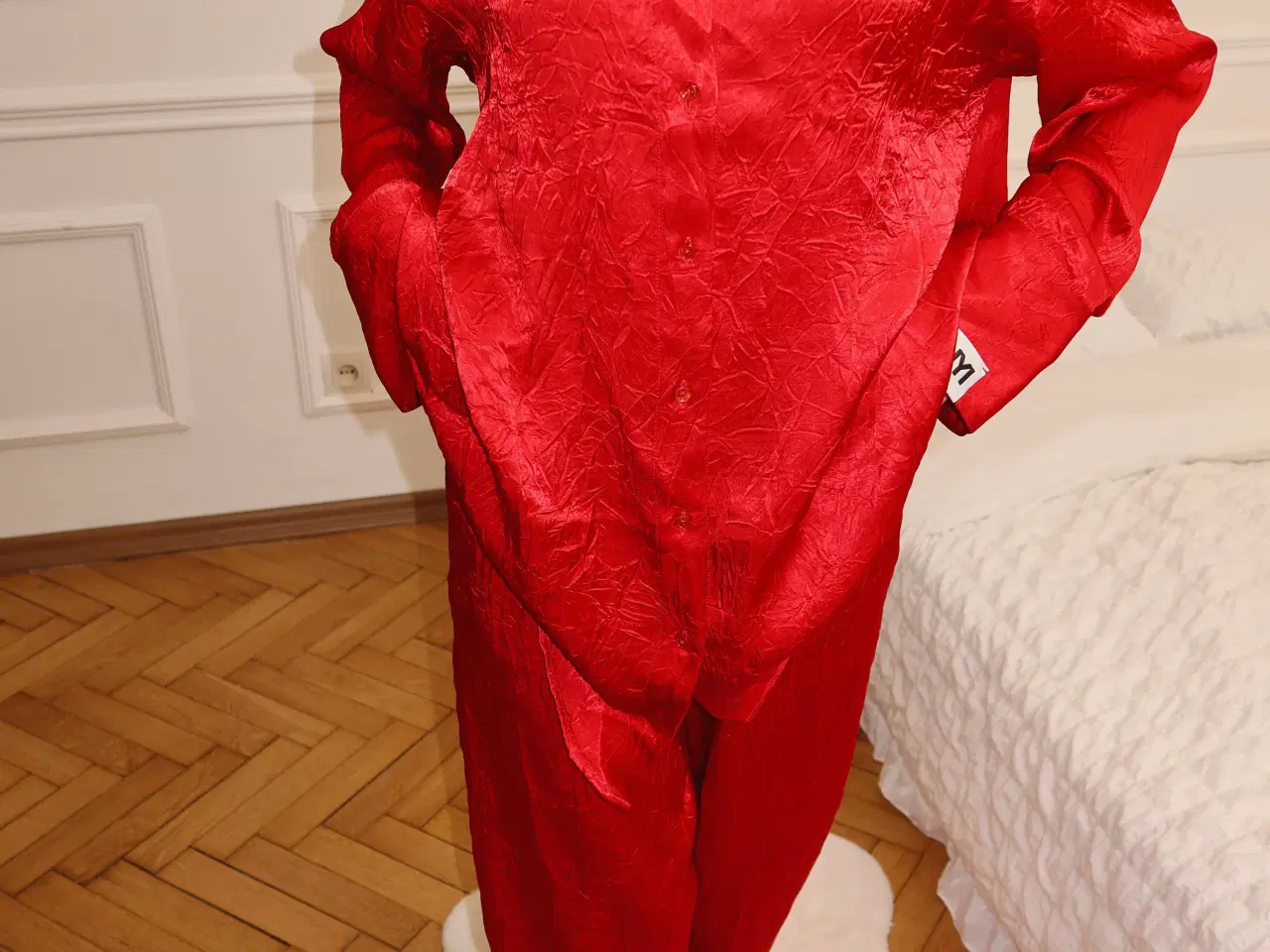 Billede 5 - satin / silke sæt lounge café outfit