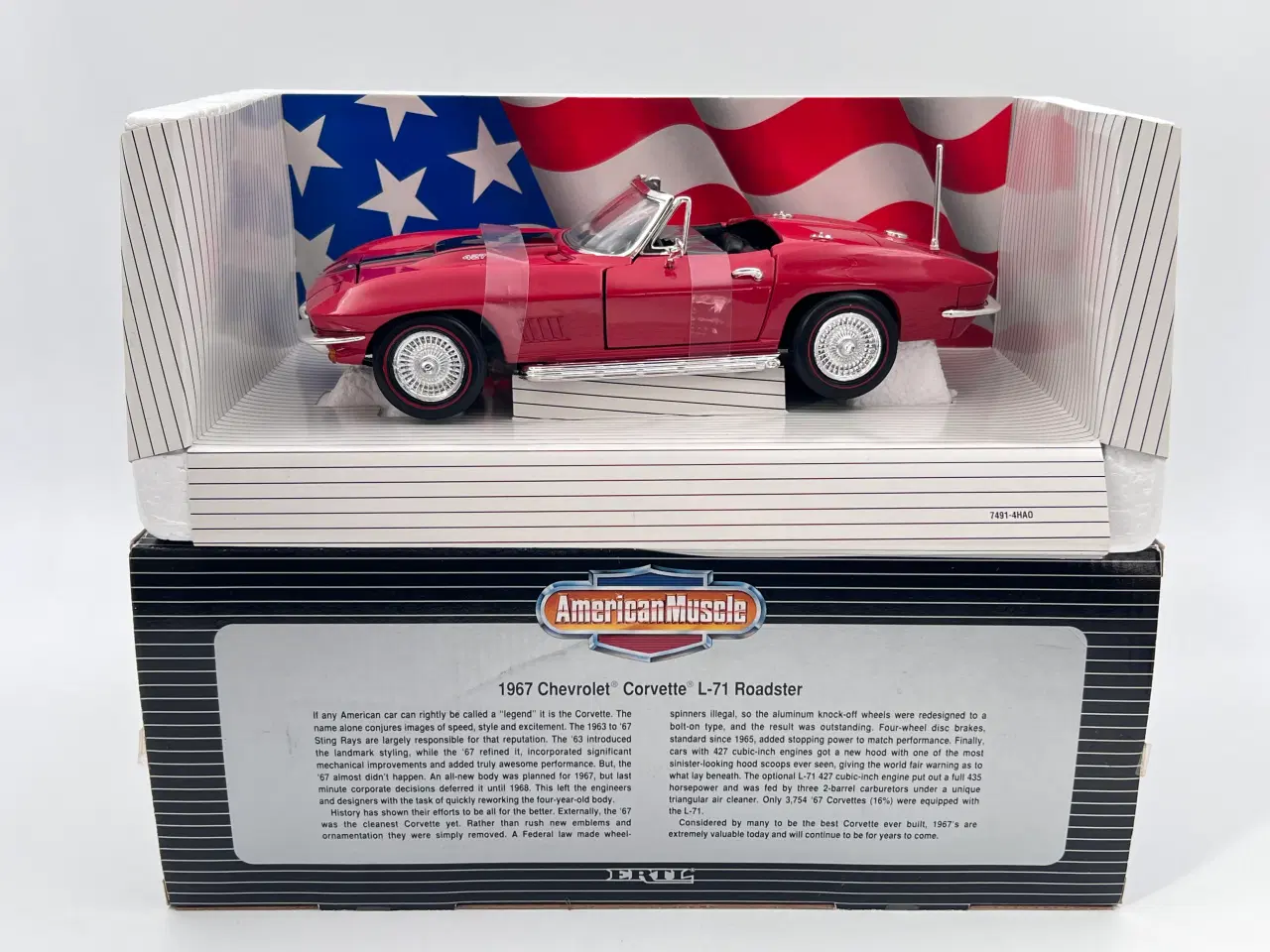 Billede 9 - 1967 Chevrolet Corvette L-71 1:18  Super flot 