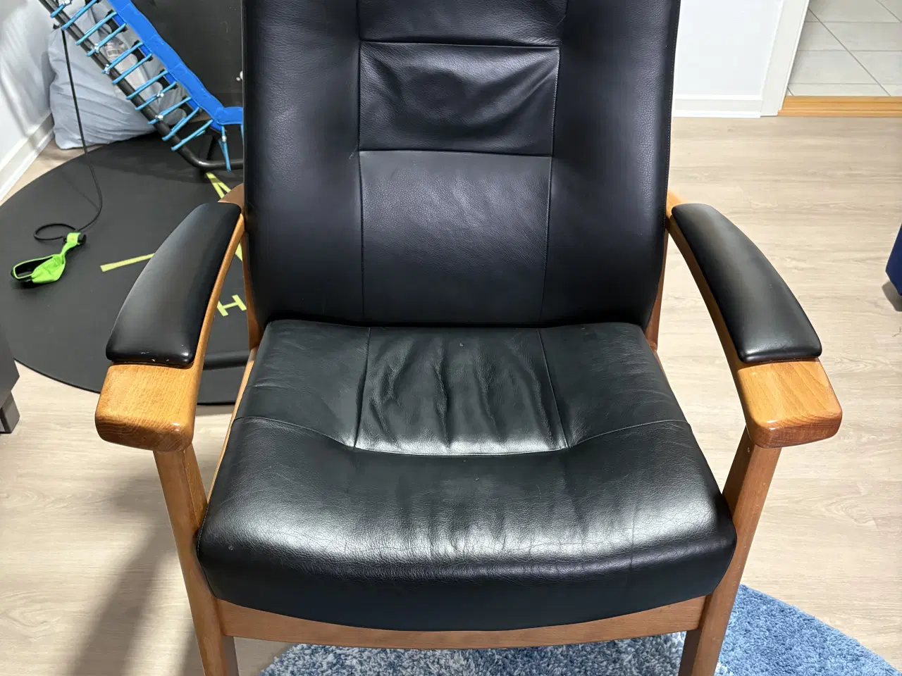 Billede 5 - Farstrup lænestol i læder 