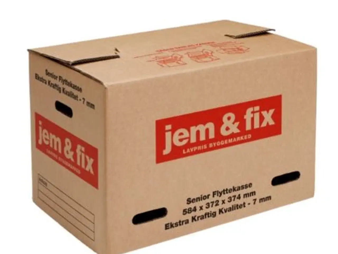 Billede 1 - Flyttekasser, Kraftige 7 mm  - kun brugt en gang