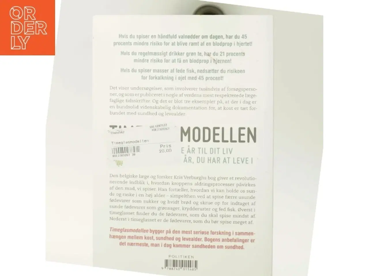 Billede 3 - Timeglasmodellen : om at tabe sig og holde sig ung længere af Kris Verburgh (Bog)
