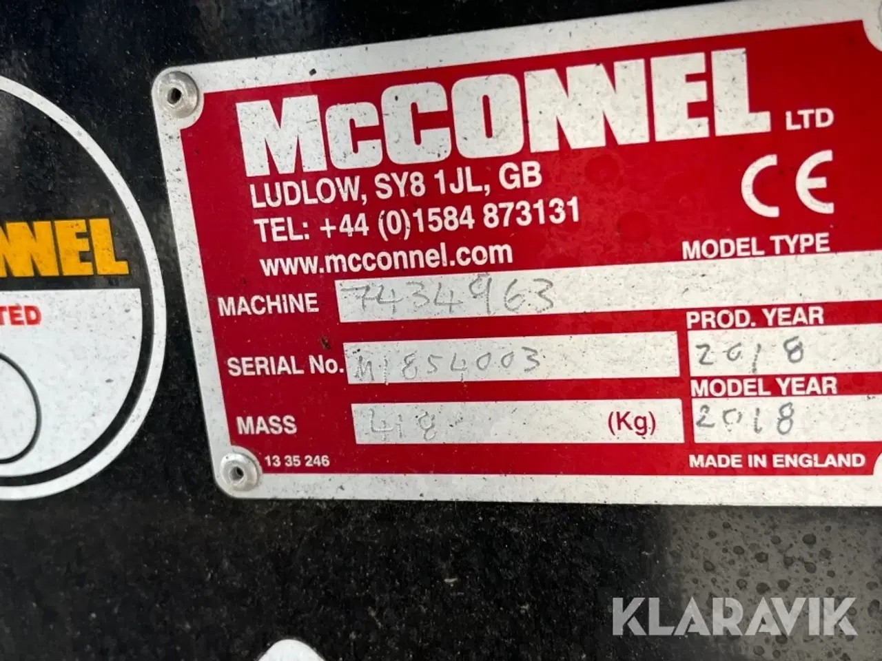 Billede 8 - Hækklippere arm McCONNEL POWER ARM 3430