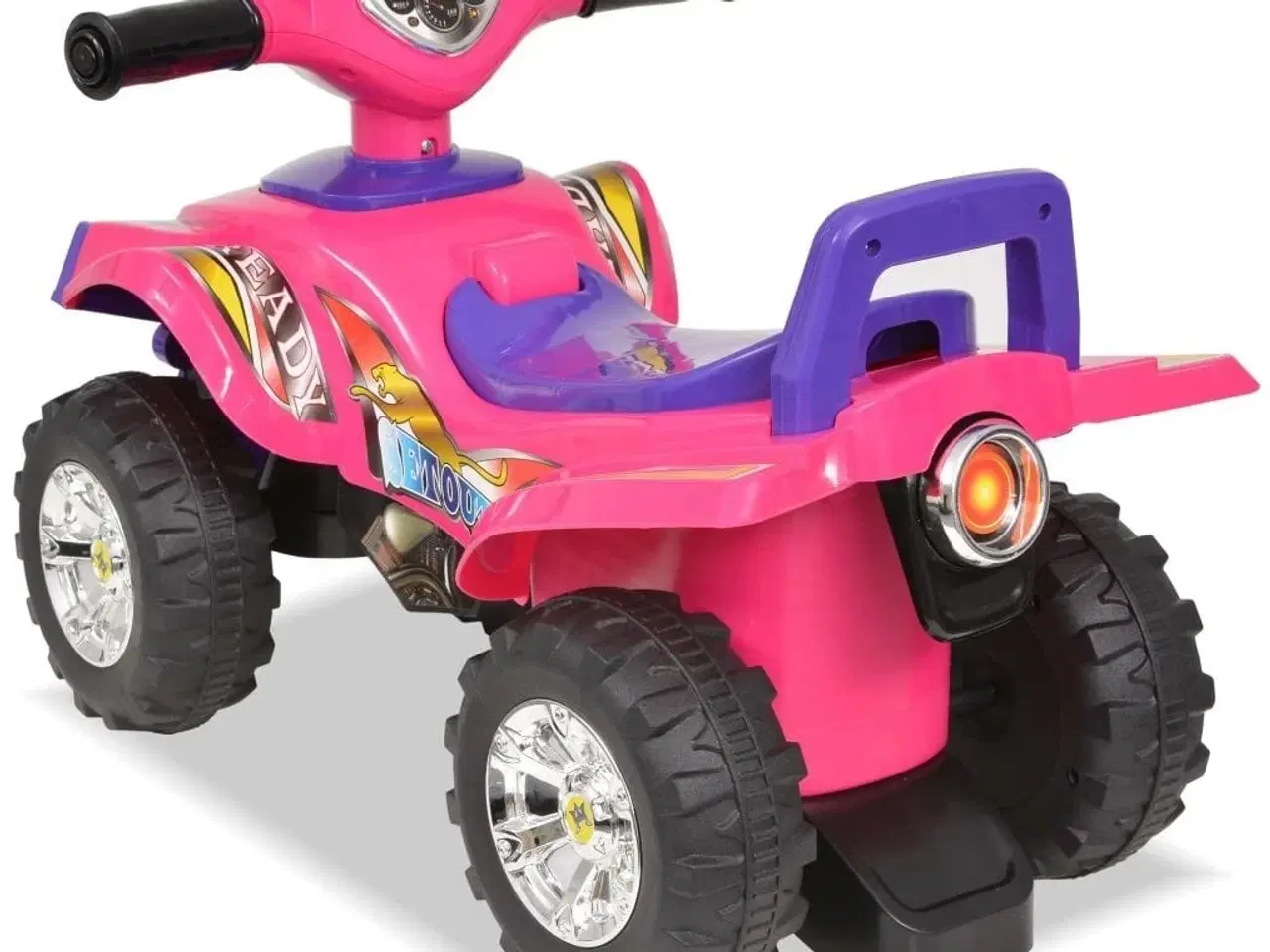 Billede 2 - El-ATV til børn med lyd og lys lyserød og lilla