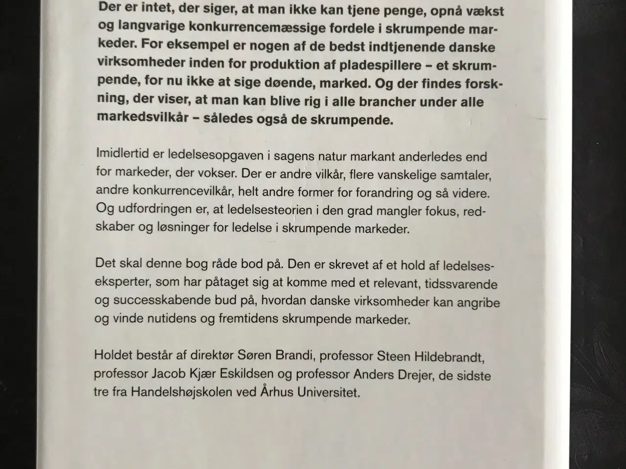 Billede 2 - Ledelse i skrumpende markeder