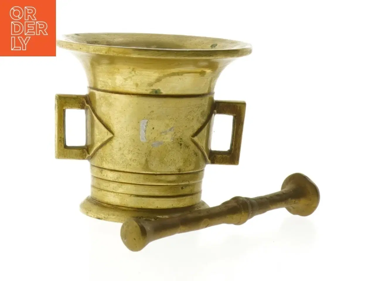 Billede 1 - Messing morter (str. 10 cm)