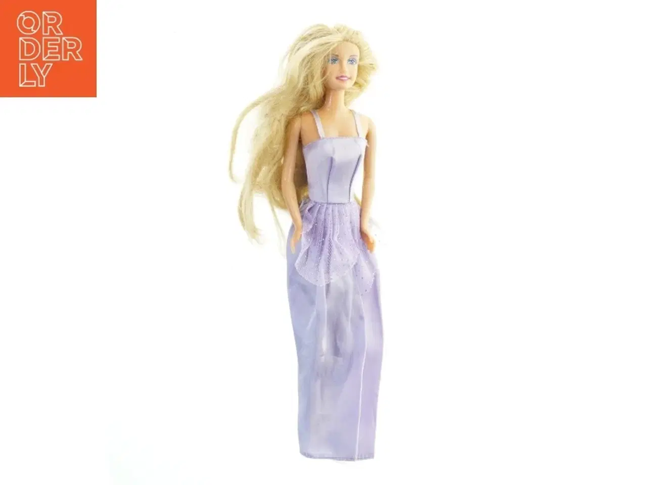 Billede 1 - Klassisk dukke i lilla kjole fra Barbie (str. 30 cm)