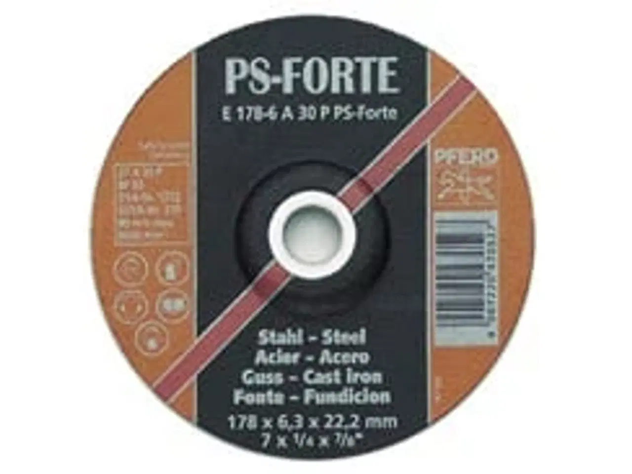 Billede 1 - PFERD Slibeskiver A-PS 115 mm