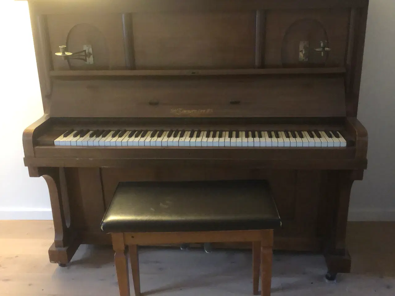 Billede 1 - Zimmermann klaver inkl. klaverstol